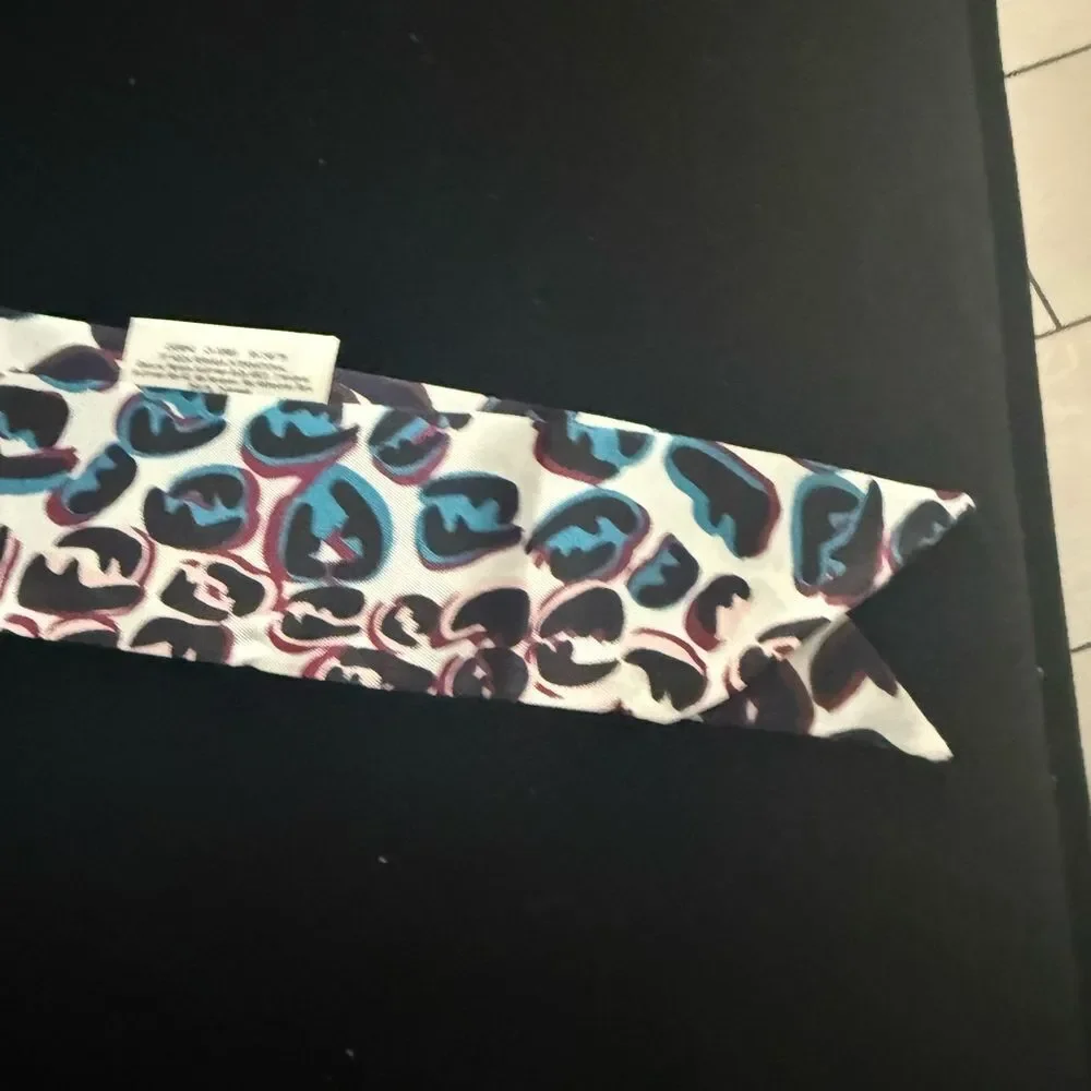 Brand new Fendi twirly Stylish Leopard  design ff all over
